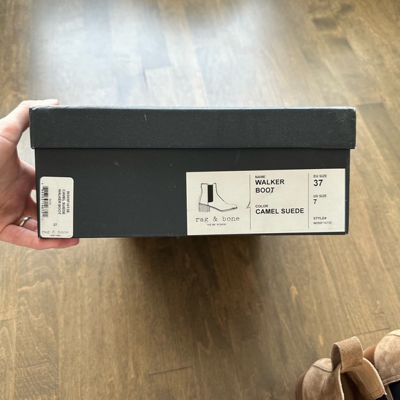 Rag & Bone Walker camel suede boots - Picture 7 of 8